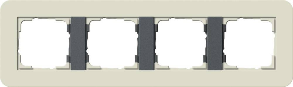 Gira Abdeckrahmen 4fach 0214427