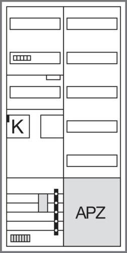 Hager Komplettschrank ZB32SET15LS