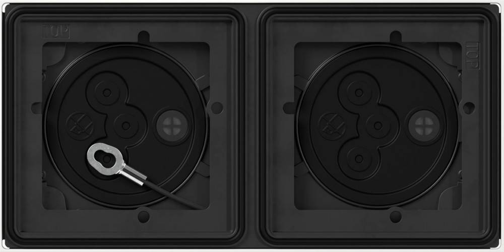 Gira AP-Gehäuse 2 Module 1x2 5502902