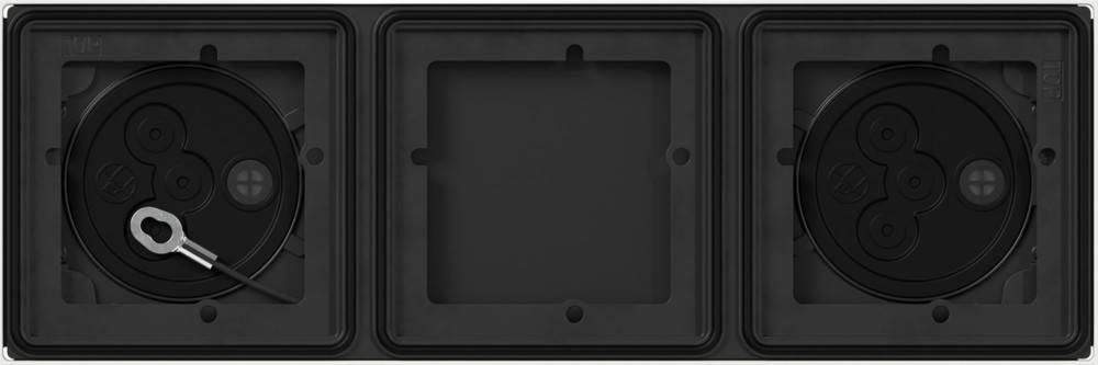 Gira AP-Gehäuse 3 Module 1x3 5503902