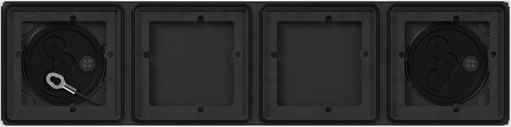 Gira AP-Gehäuse 4 Module 1x4 5504902