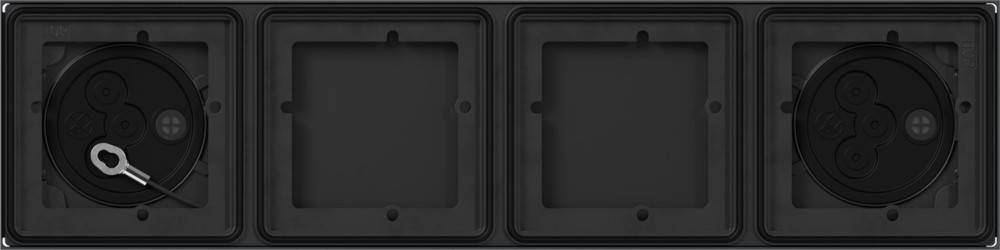 Gira AP-Gehäuse 4 Module 1x4 5504910