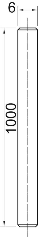 OBO Bettermann Gewindestange TR M6 1M A4