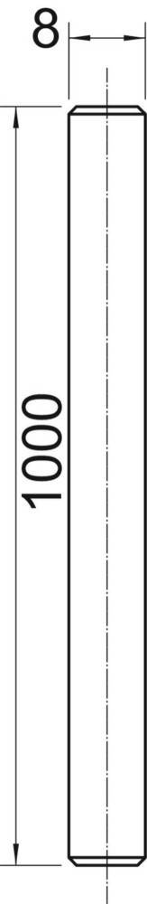 OBO Bettermann Gewindestange TR M8 1M A4