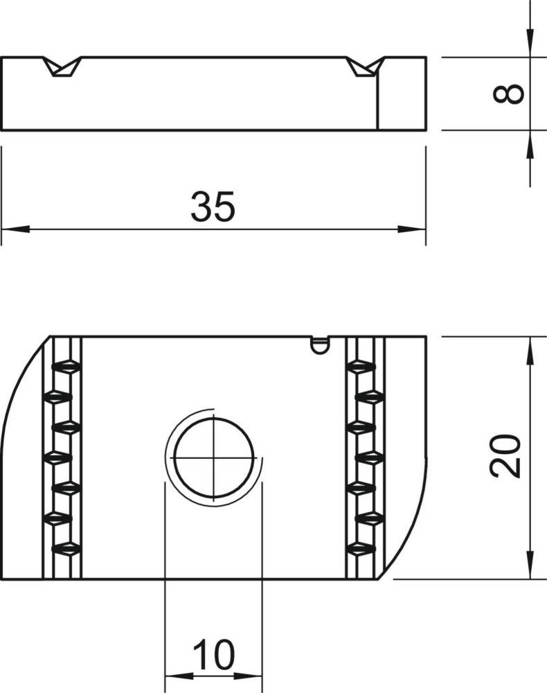 OBO Bettermann Gleitmutter MS41SN M10 ZL