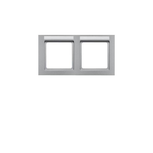 Berker Rahmen 2f.alu/lack 10226094