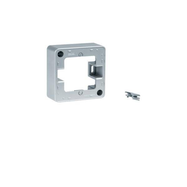 Berker AP-Rahmen 1f.alu/lack 10296084