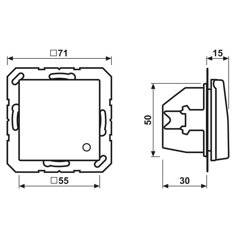 Jung SCHUKO Steckdose 16 A 250V SPAS 1520 KLKO WW