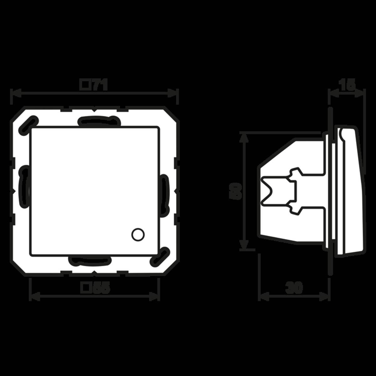 Jung SCHUKO-Steckdose 16 A 250V AS 1520 BFKLKO GN