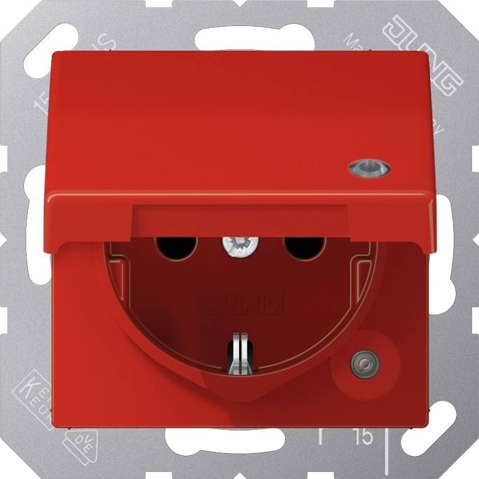 Jung SCHUKO-Steckdose 16 A 250V AS 1520 BFKLKO RT