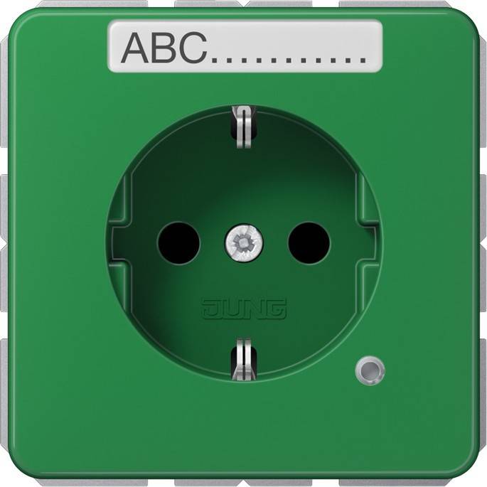Jung SCHUKO-Steckdose 16 A 250V CD 1520 BFNAKO GN