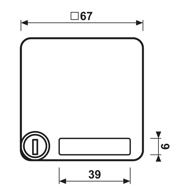 Jung Klappdeckel CD 590 BFKLSL