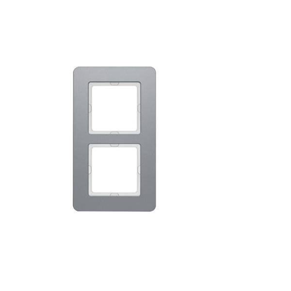 Berker Rahmen 2f. alu/gestrahlt 10126074