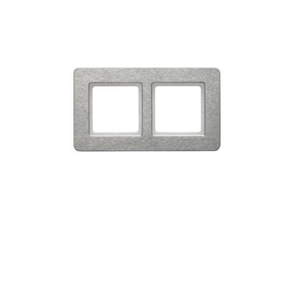 Berker Rahmen 2f. eds/gebürstet 10226083