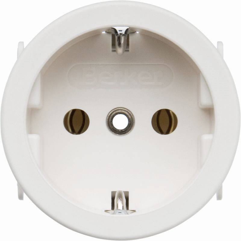 Berker EB-Steckdose pws/matt 418809