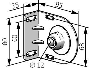 Somfy Flanschgegenlager 9410633
