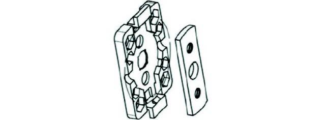 Somfy LS 40 Blendkappenlager 2203020