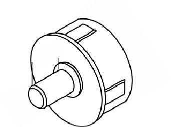 Somfy Walzenkapsel 9701116