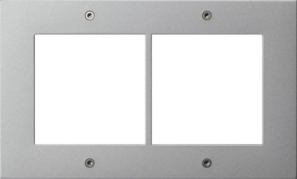 Gira Designrahmen 2fach alu 850265