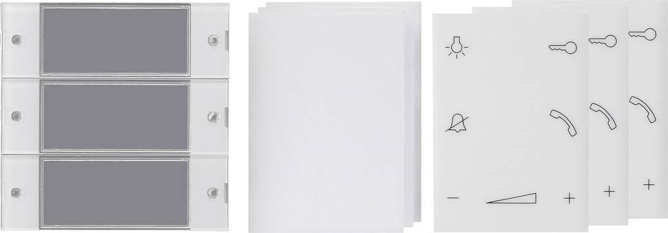 Gira Wippenset 3fach klar/eds 850400