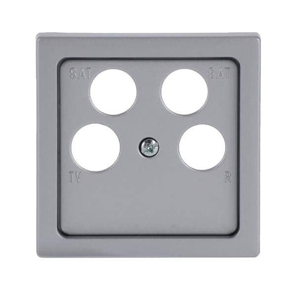 Busch-Jaeger Zentralscheibe alusilber 1743/10-04-83