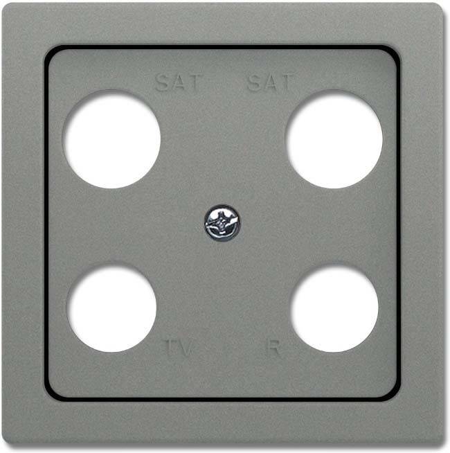 Busch-Jaeger Zentralscheibe gr/metal 1743-04-803