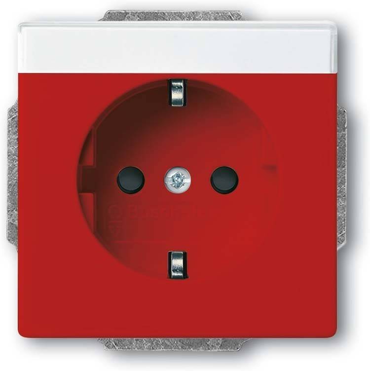 10 Stk. Busch-Jaeger SCHUKO Steckdosen-Einsatz 20 EUCNB-12-82