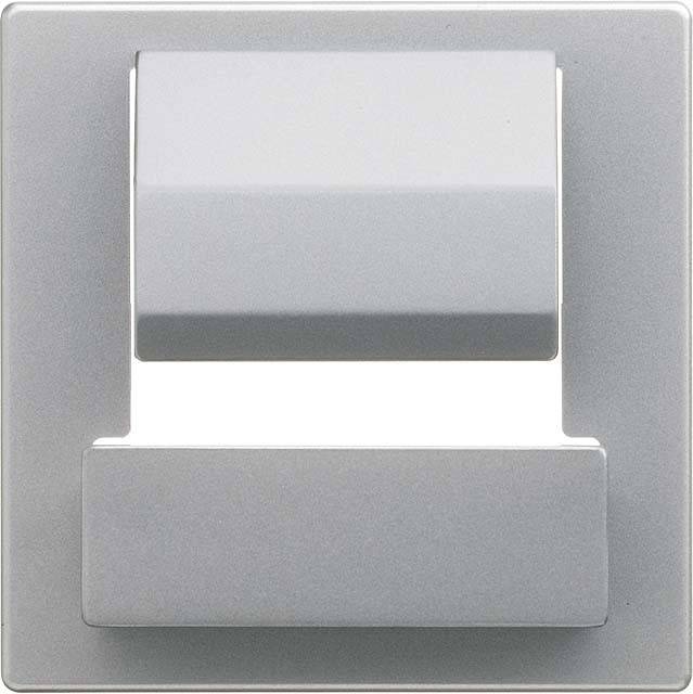 10 Stk. Busch-Jaeger Zentralscheibe gr/metal 6477-803