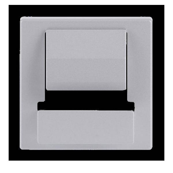 Busch-Jaeger Zentralscheibe alu/si 6477-83