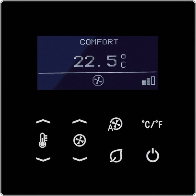 Jung Raumtemperaturregler TRD LS 923048 SW