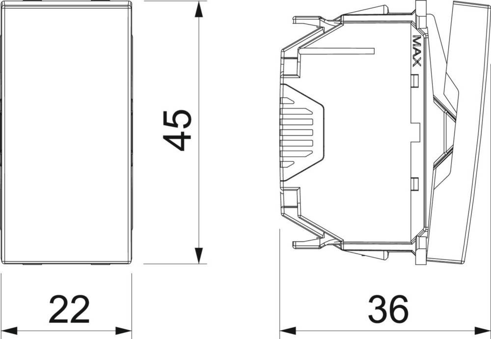 OBO Bettermann Aus-/Wechselschalter WS-UB SWGR0.5