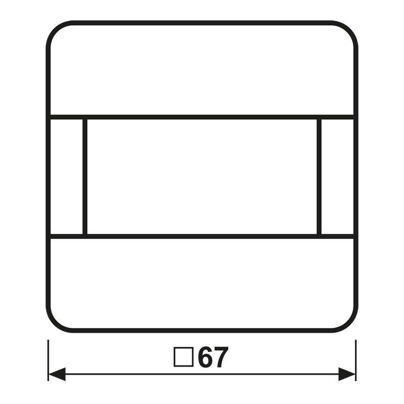 Jung KNX Automatik-Schalter CD 3181-1 WW