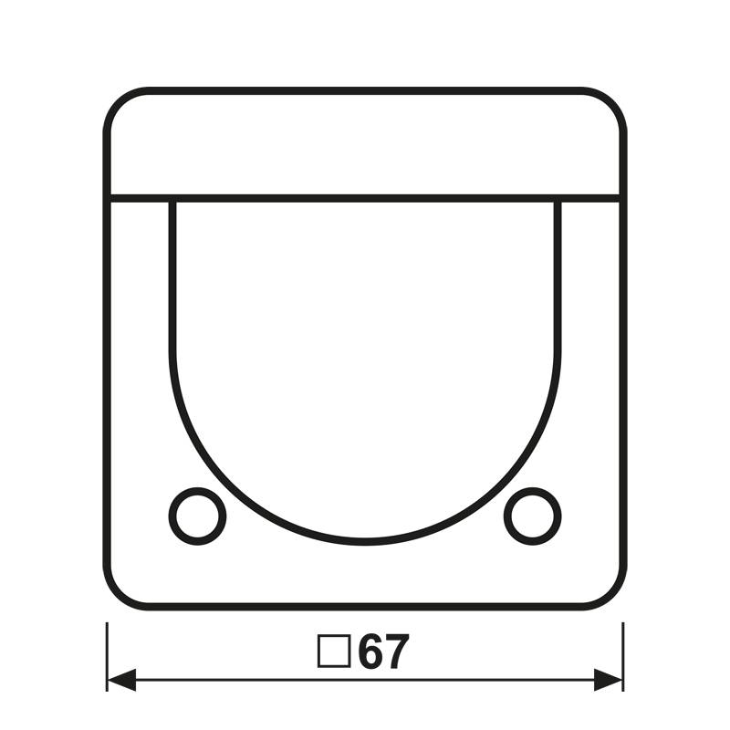 Jung KNX Automatik-Schalter CD 3281-1 GR