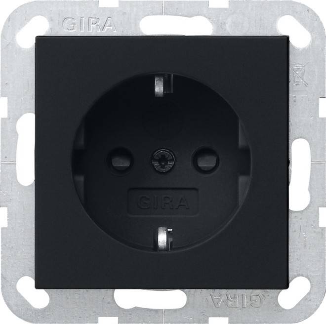 Gira Schuko-Steckdose sw 2755005