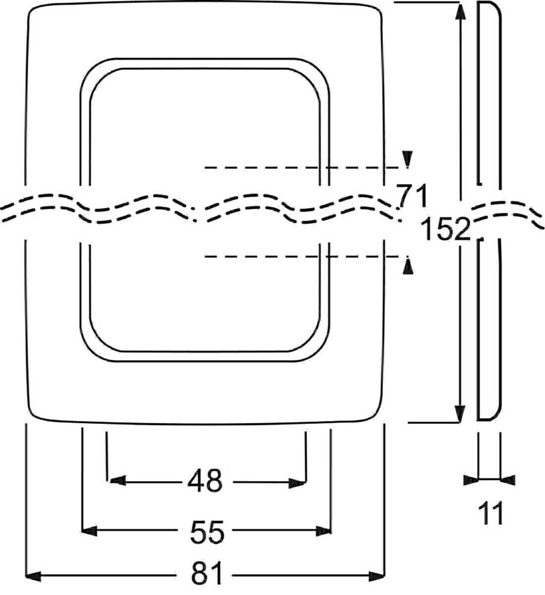 Busch-Jaeger Abdeckrahmen 2512-217-101