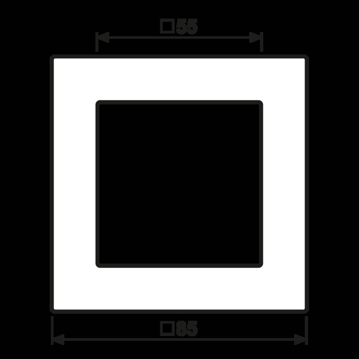Jung Rahmen 1-fach A 5581 BF SW