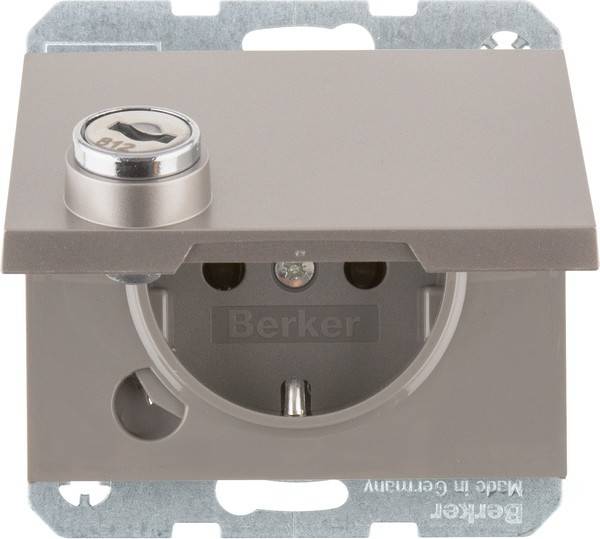 10 Stk. Berker SCHUKO-Steckdose eds/lack 41637004
