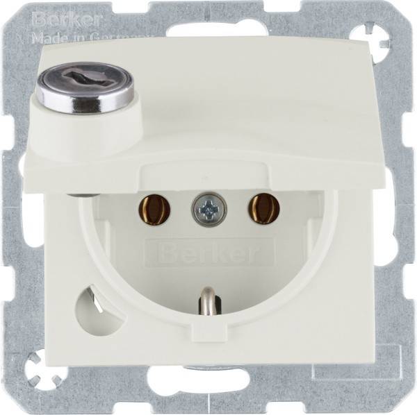 10 Stk. Berker SCHUKO-Steckdose ws/glänz 41638982