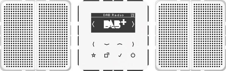 Jung Smart Radio DAB+ DAB CD2 WW