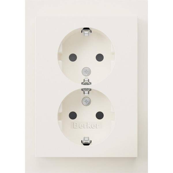 10 Stk. Berker Doppelsteckdose SCHUKO 47597009