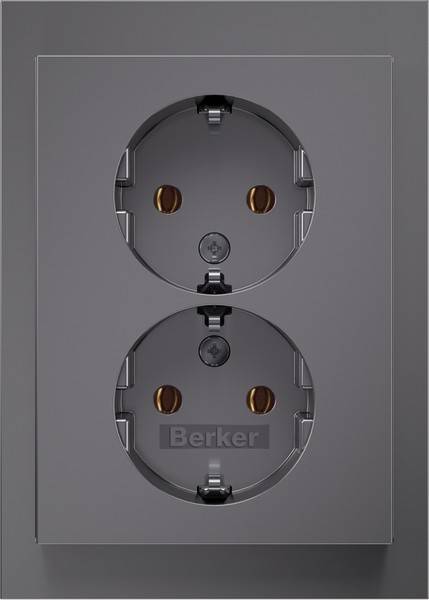 Berker Doppelsteckdose SCHUKO 47747004