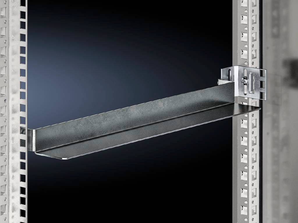 Rittal 8613.151, Regal-Schiene, Edelstahl, Stahl, VX, 48,3 cm (19 Zoll), 500 mm