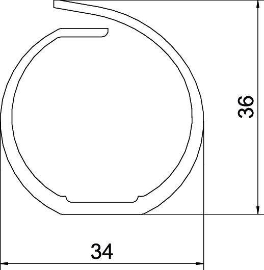 Rehau VF Verdrahtungskanal VF 30 rws