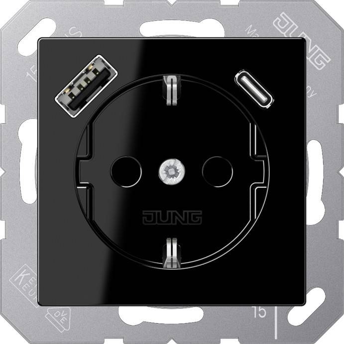 Jung SCHUKO Steckdose A 1520-15 CA SW