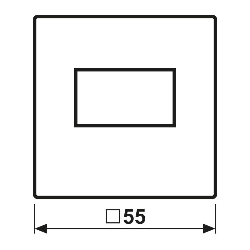 Jung Abdeckung A 1569 USB WW