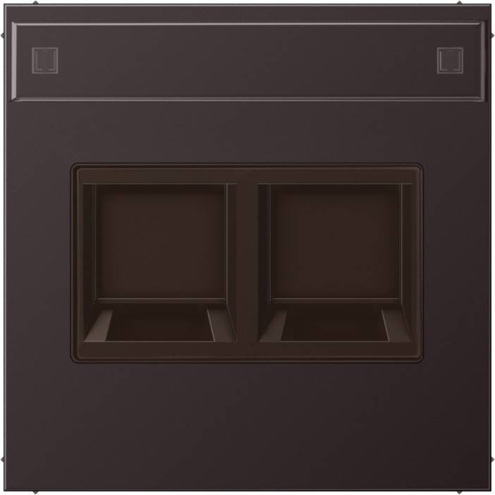 Jung Abdeckung 2-fach AL 1969-25 NA WE D