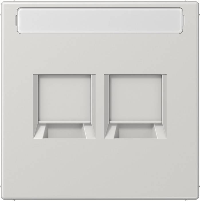 Jung Abdeckung 2-fach LS 1969-2 NA WE LG