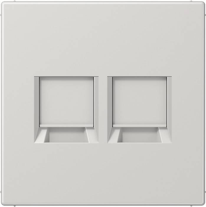 Jung Abdeckung 2-fach LS 1969-25 WE LG