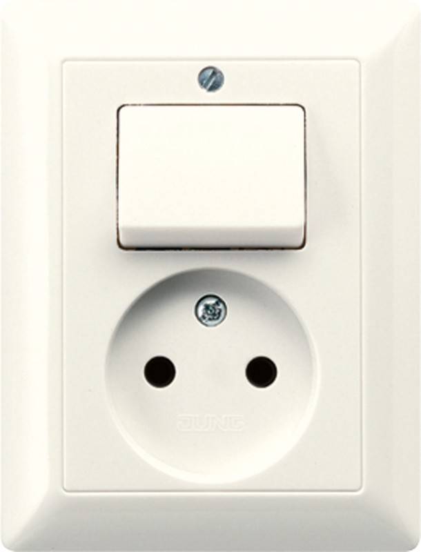 Jung Schalter+Steckdose AS 5546 EU