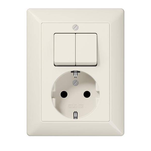 Jung Schalter+Steckdose AS 5575 EU